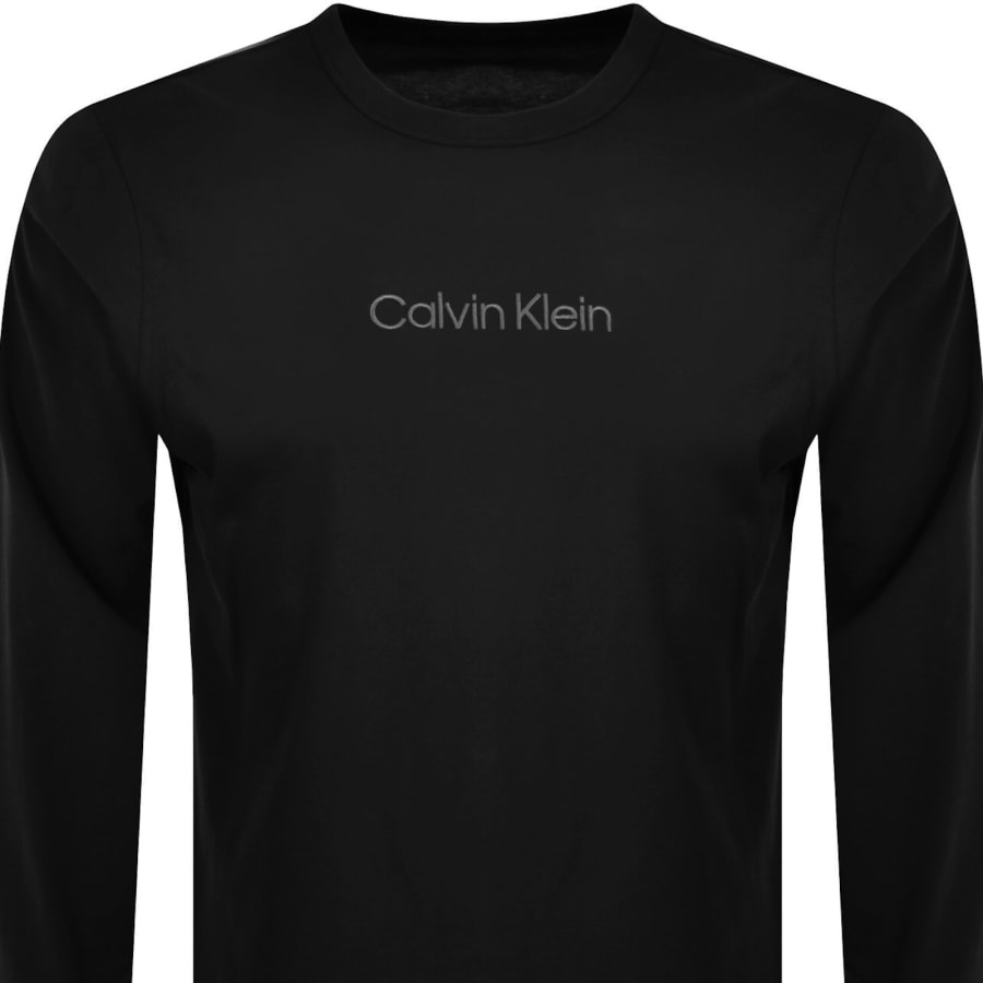 Calvin Klein Lounge Long Sleeve T Shirt Black male Medium